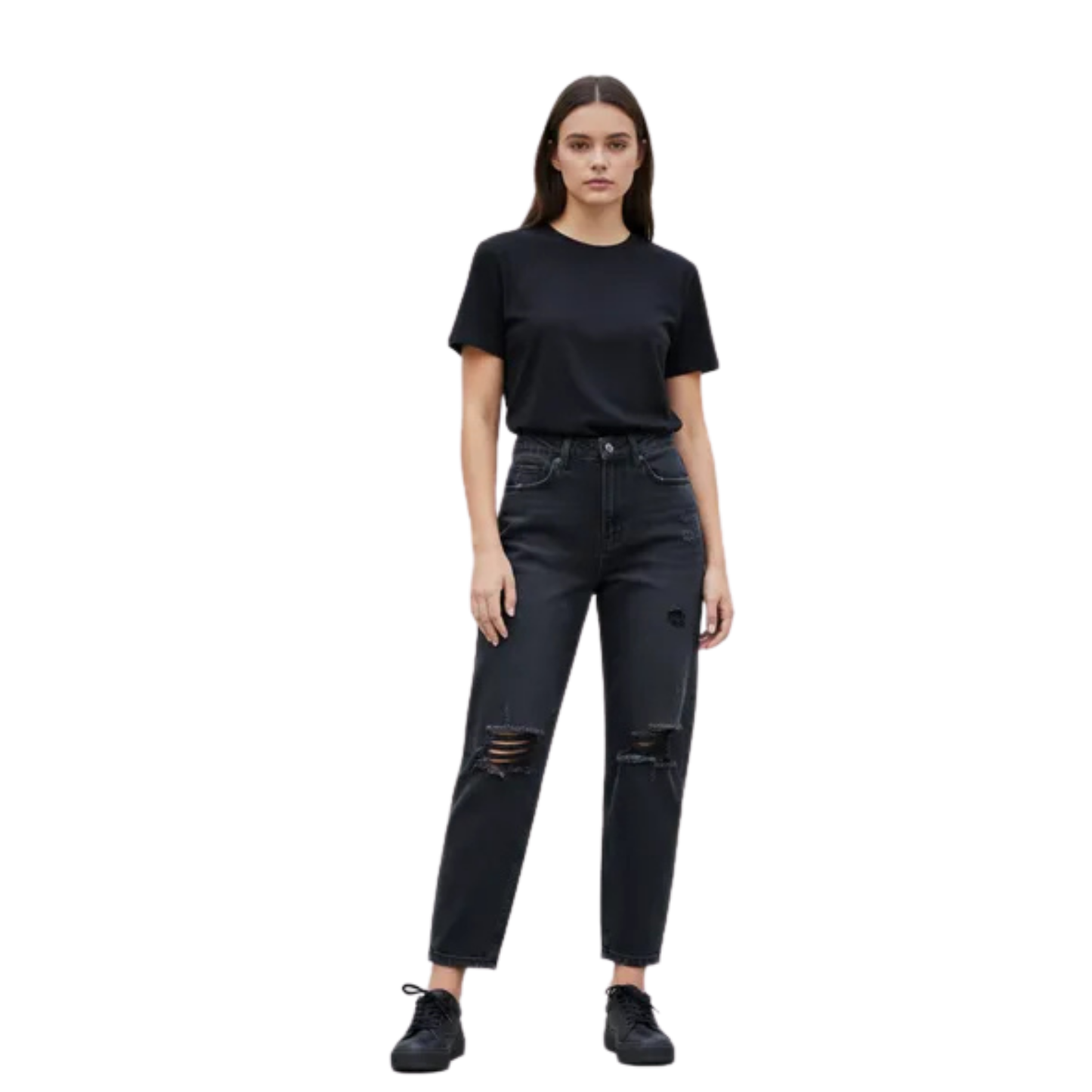 Jeans ajustados de tiro súper alto WILD FABLE para mujer