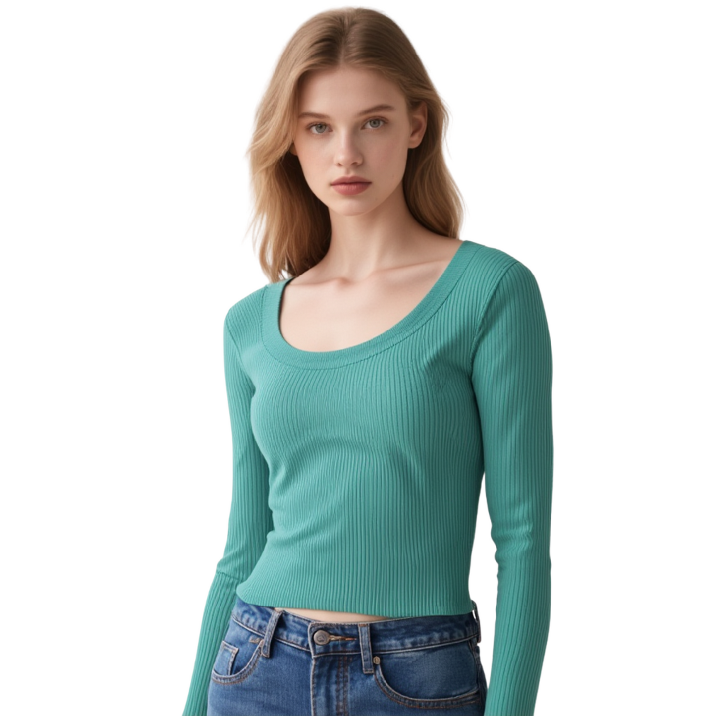 Playera de manga larga UNIVERSAL THREAD para mujer