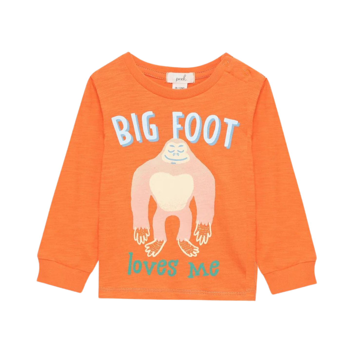 Playera manga larga PEEK Big Foot para bebé unisex