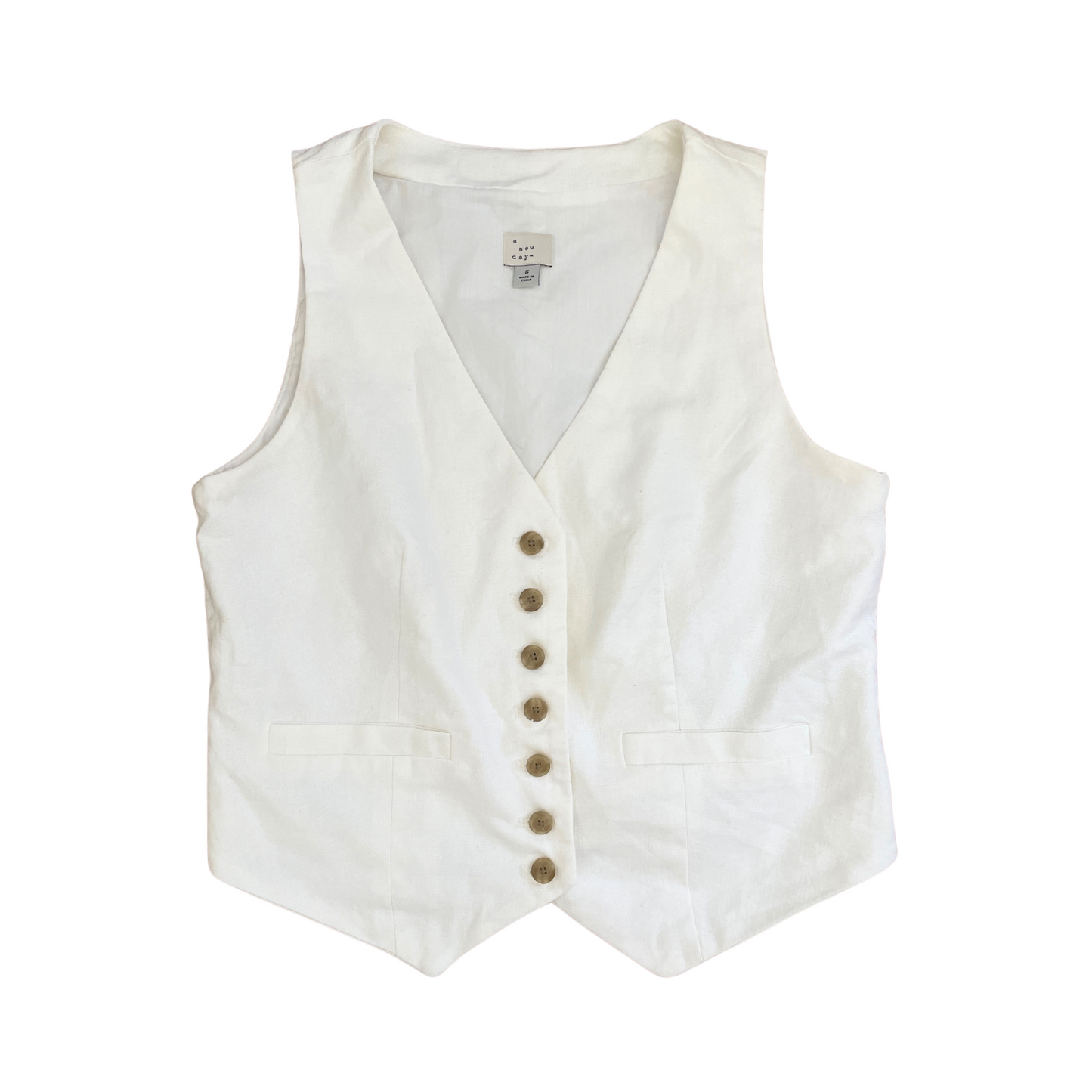 Chaleco de lino A NEW DAY para mujer