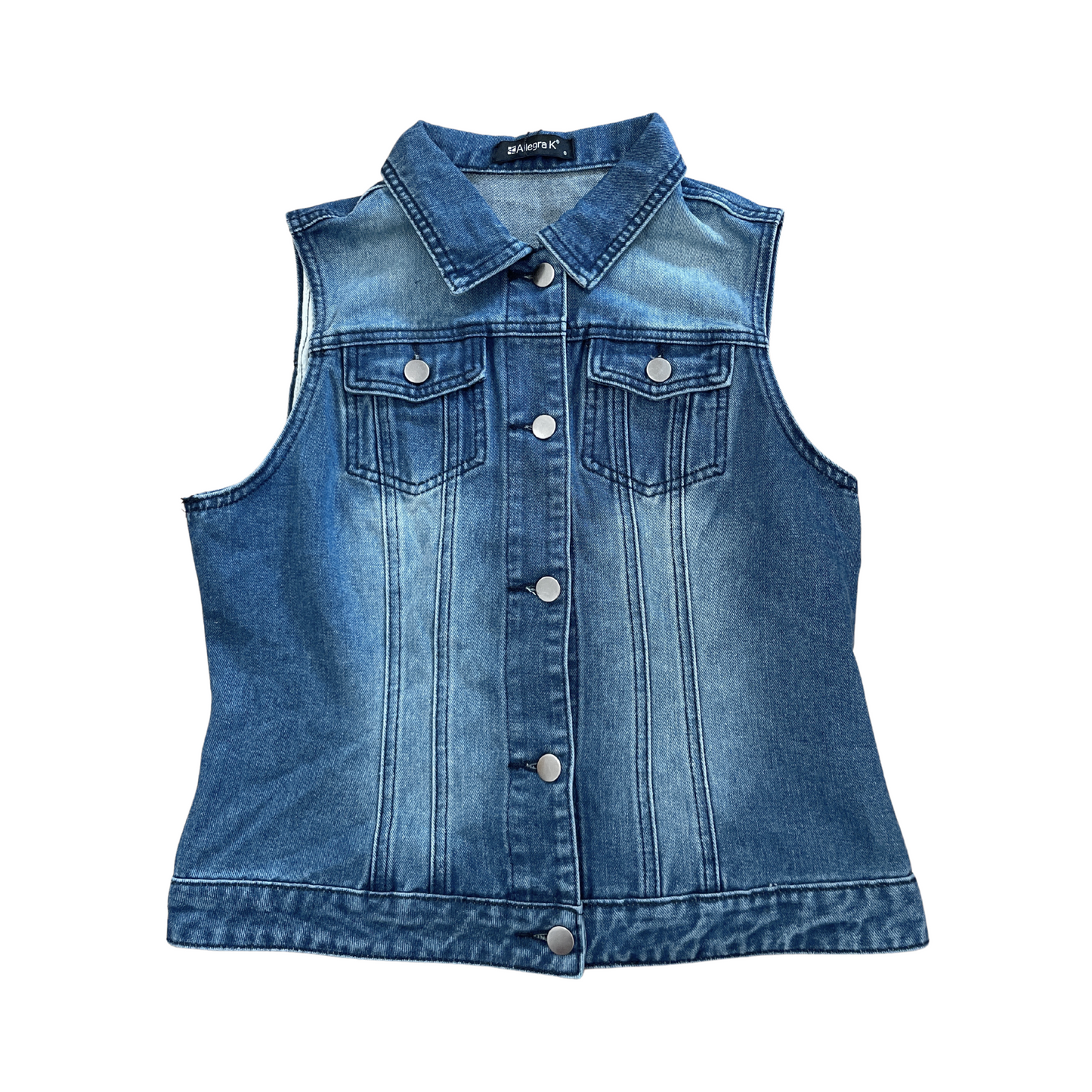 Chaleco de mezclilla ALLEGRA K para mujer