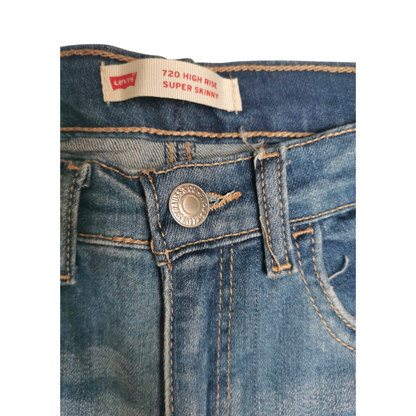 Jeans LEVI'S High Rise Super Skinny para adolescente niña