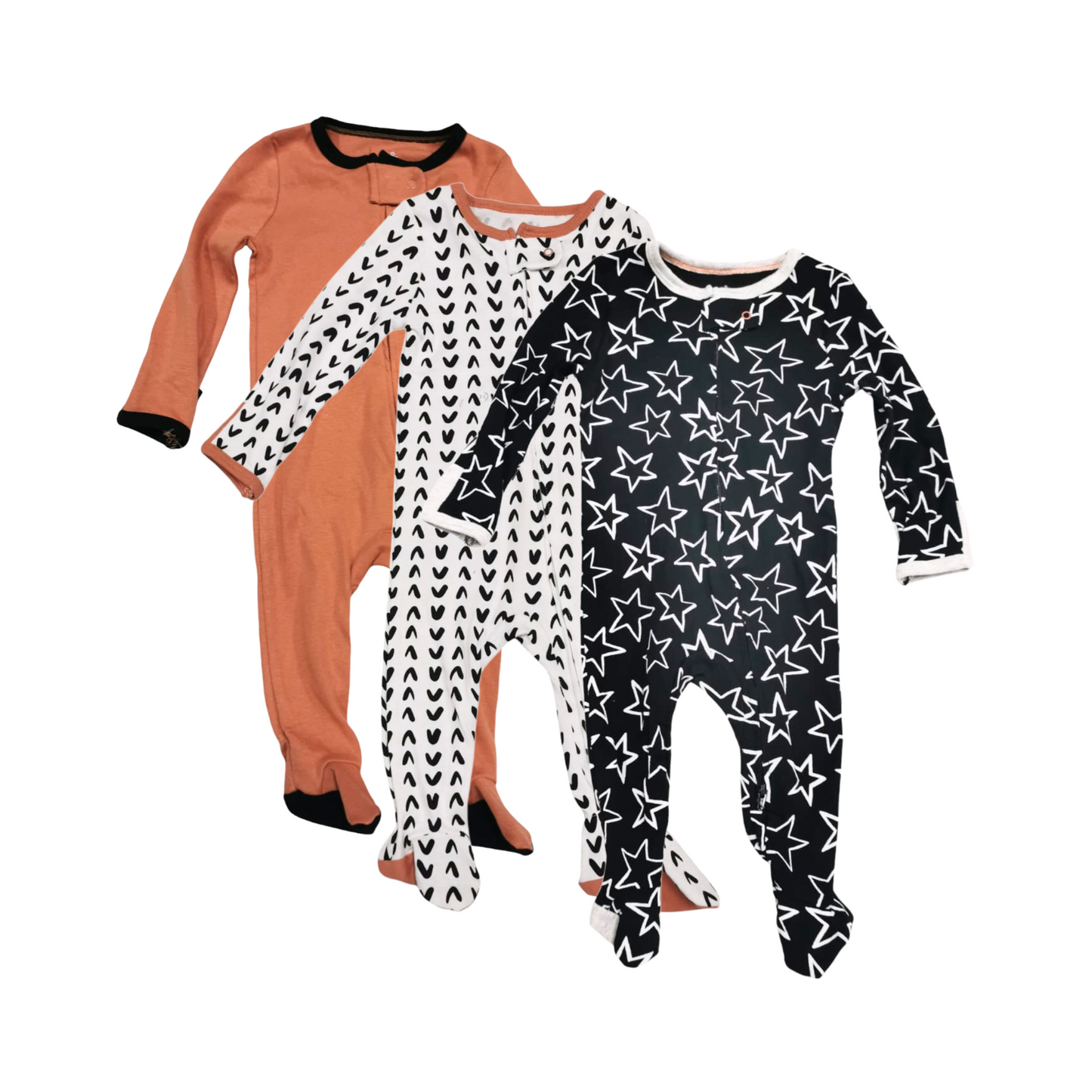 Mamelucos CLOUD ISLAND set de 3 piezas para bebé niño