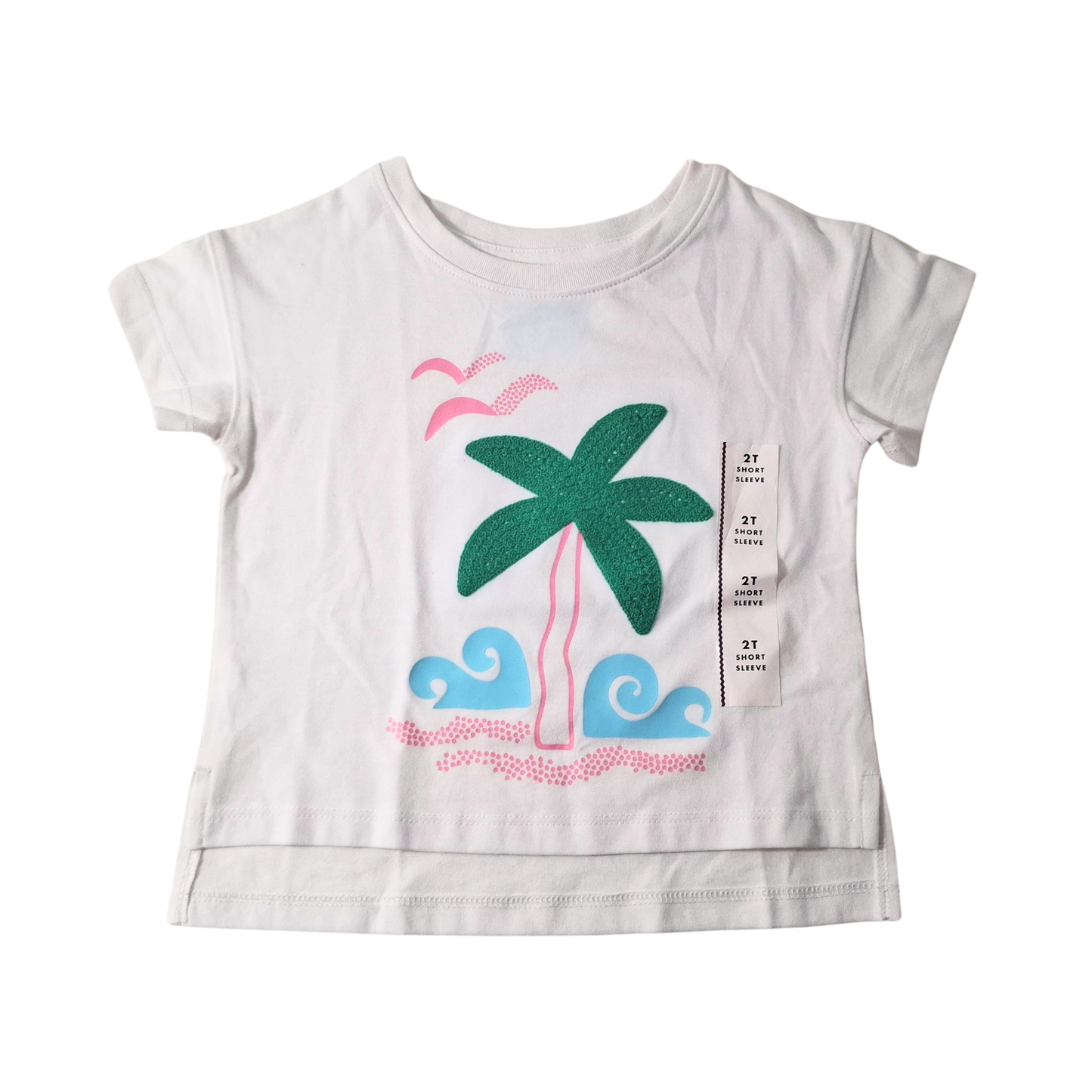 Playera CAT & JACK Palm Tree para niña
