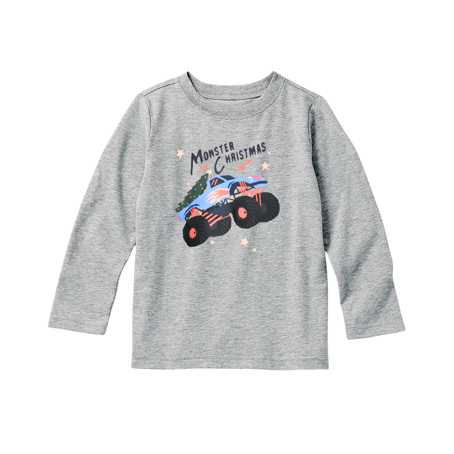 Playera de manga larga OKIE DOKIE Merry Christmas para niño