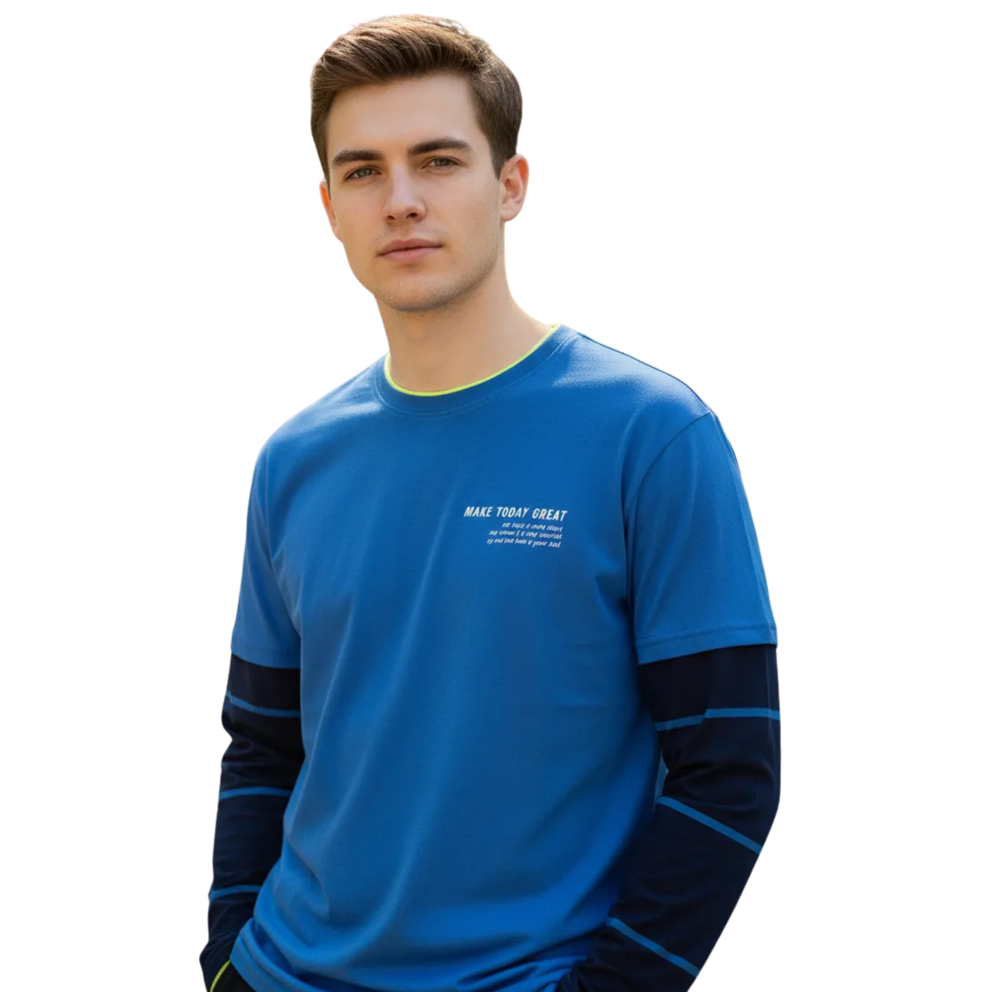 Playera de manga larga THEREABOUTS para adolescente niño