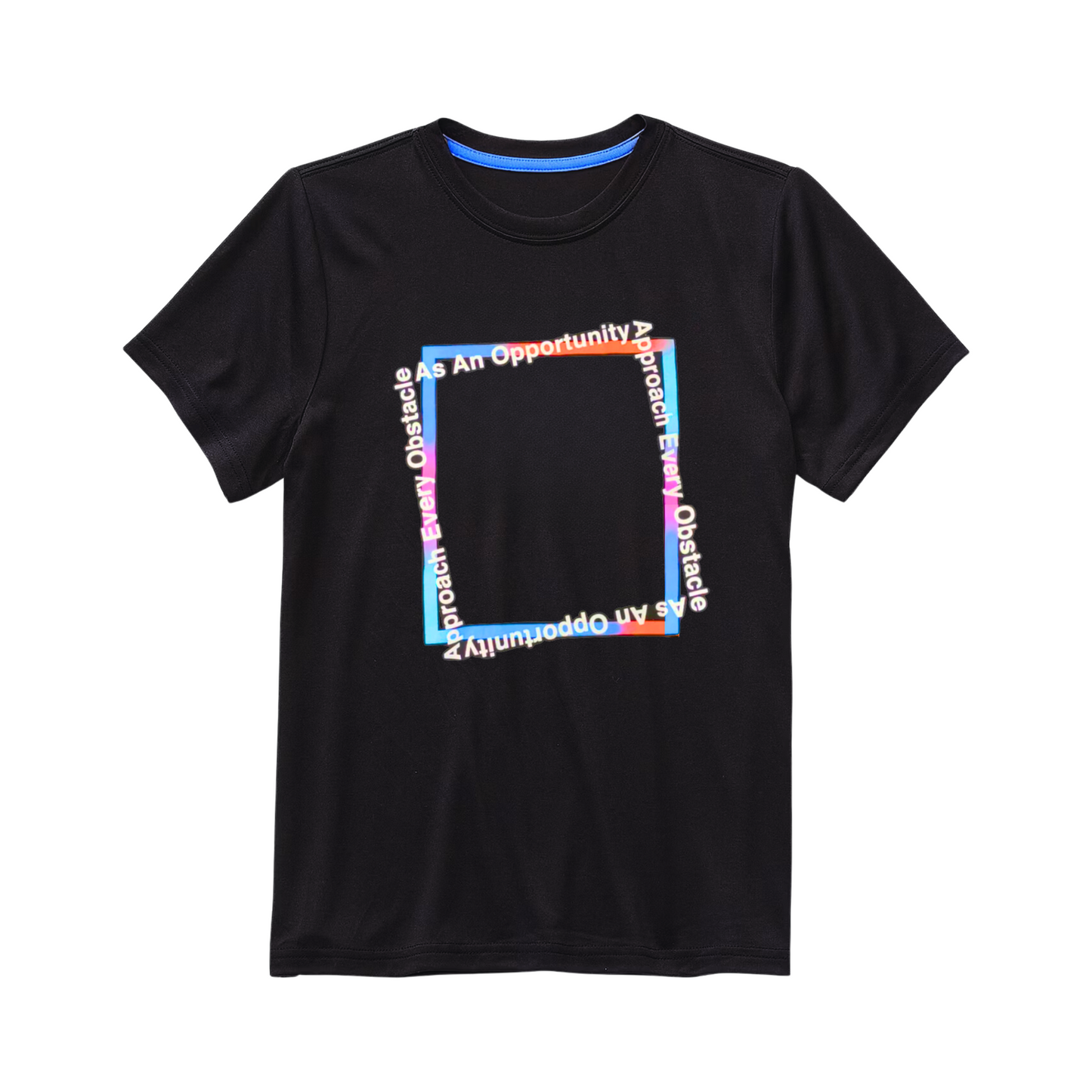 Playera de manga corta XERSION Obstacle-Opportunity para niño