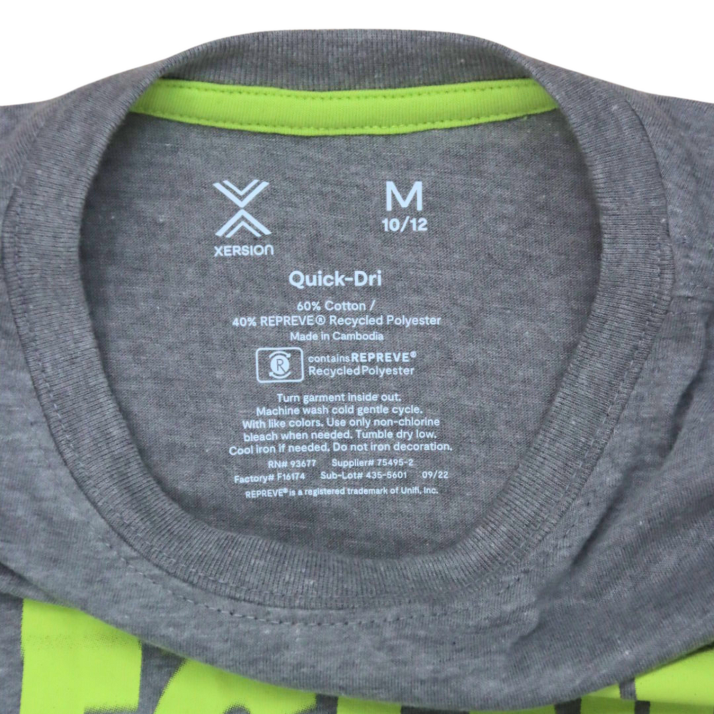 Playera XERSION Quick-Dri para niño