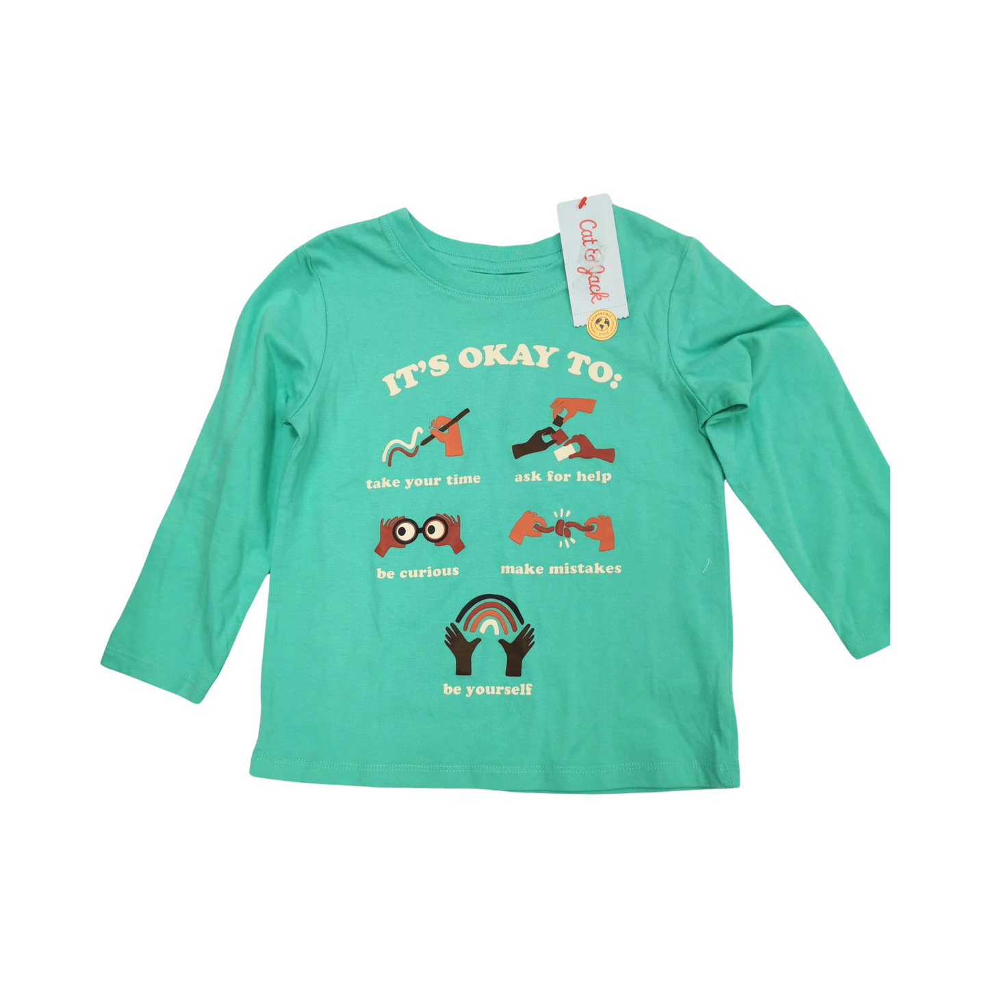 Playera de manga larga CAT & JACK It's Okay para niño