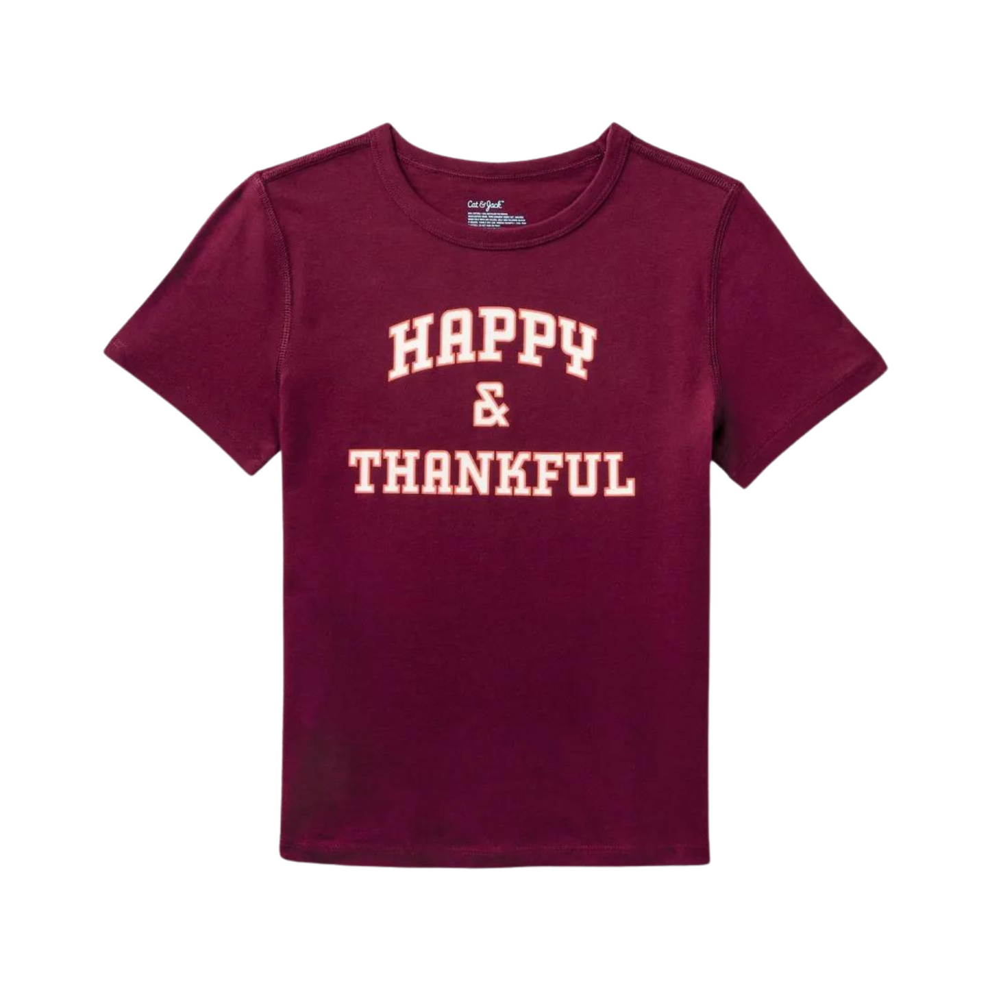 Playera CAT & JACK Happy & Thankful