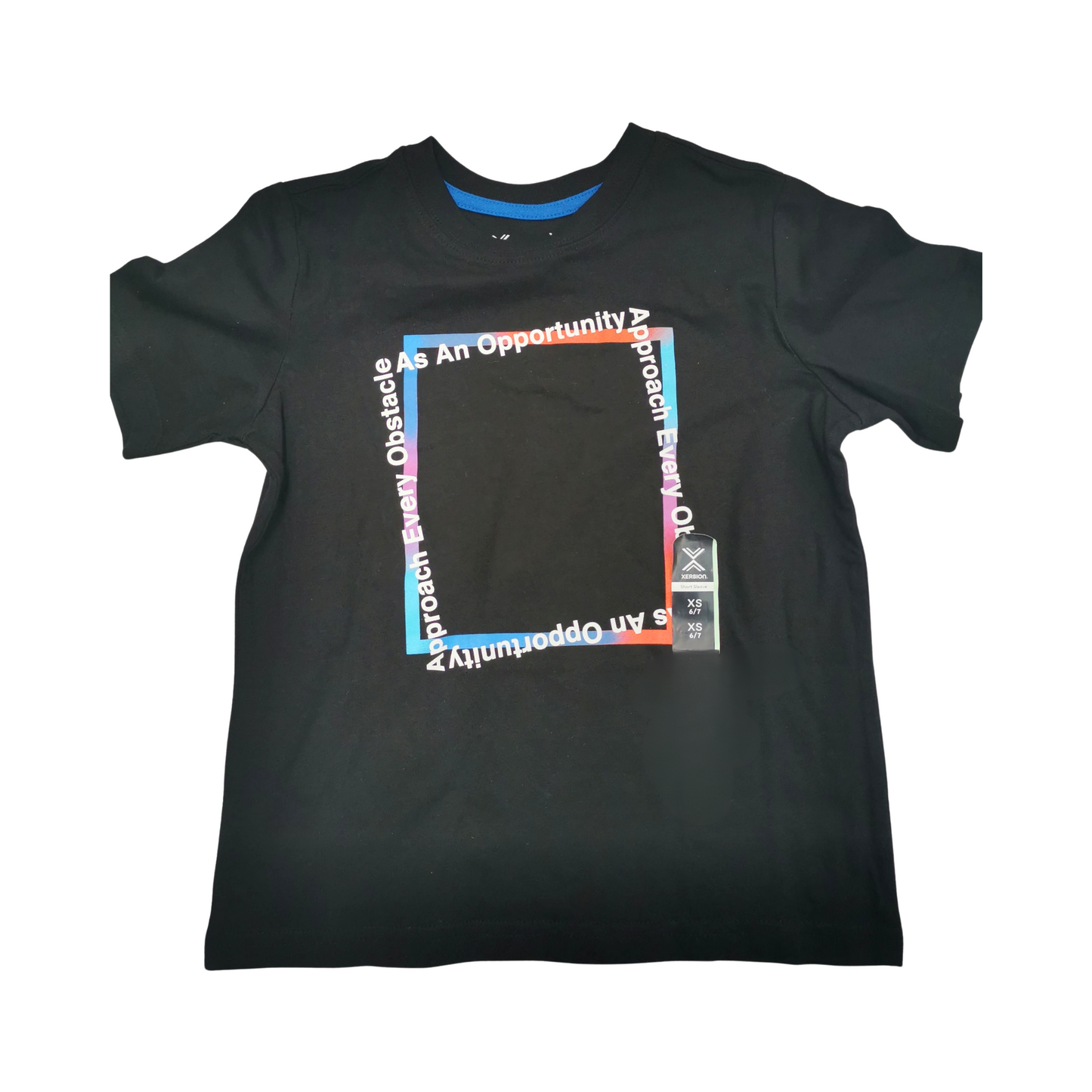 Playera de manga corta XERSION Obstacle-Opportunity para niño