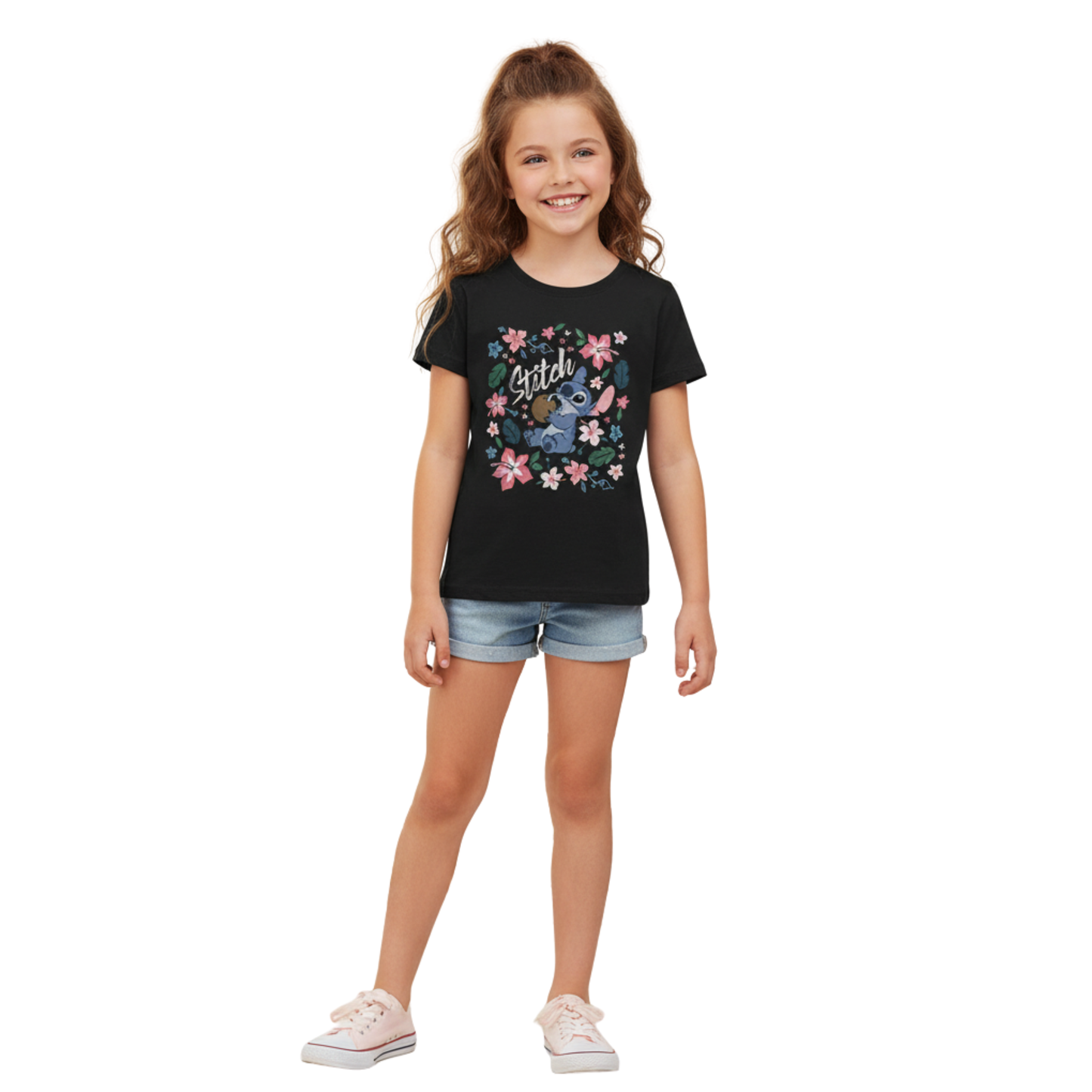 Playera STITCH Disney para niña