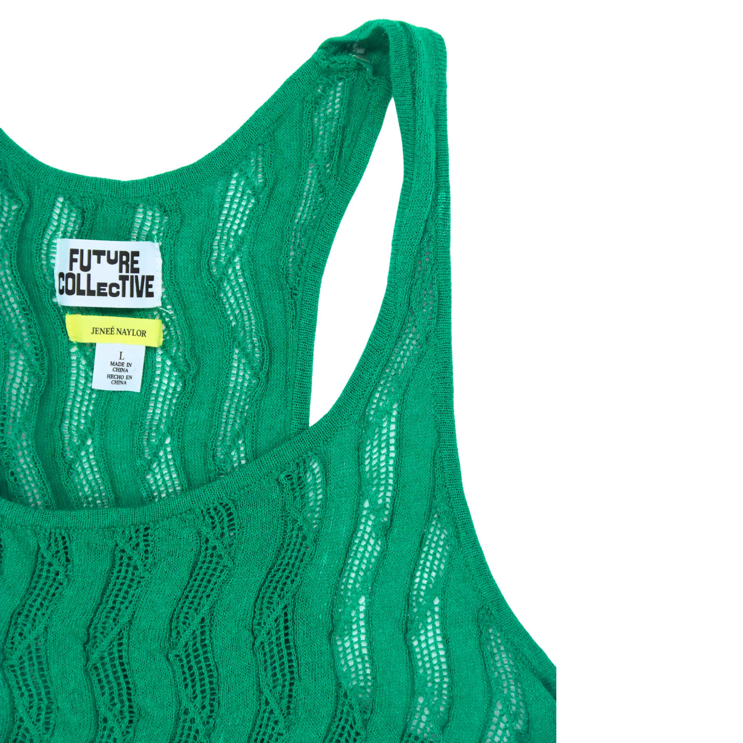 Playera sin mangas FUTURE COLLECTIVE Jenee Naylor para mujer