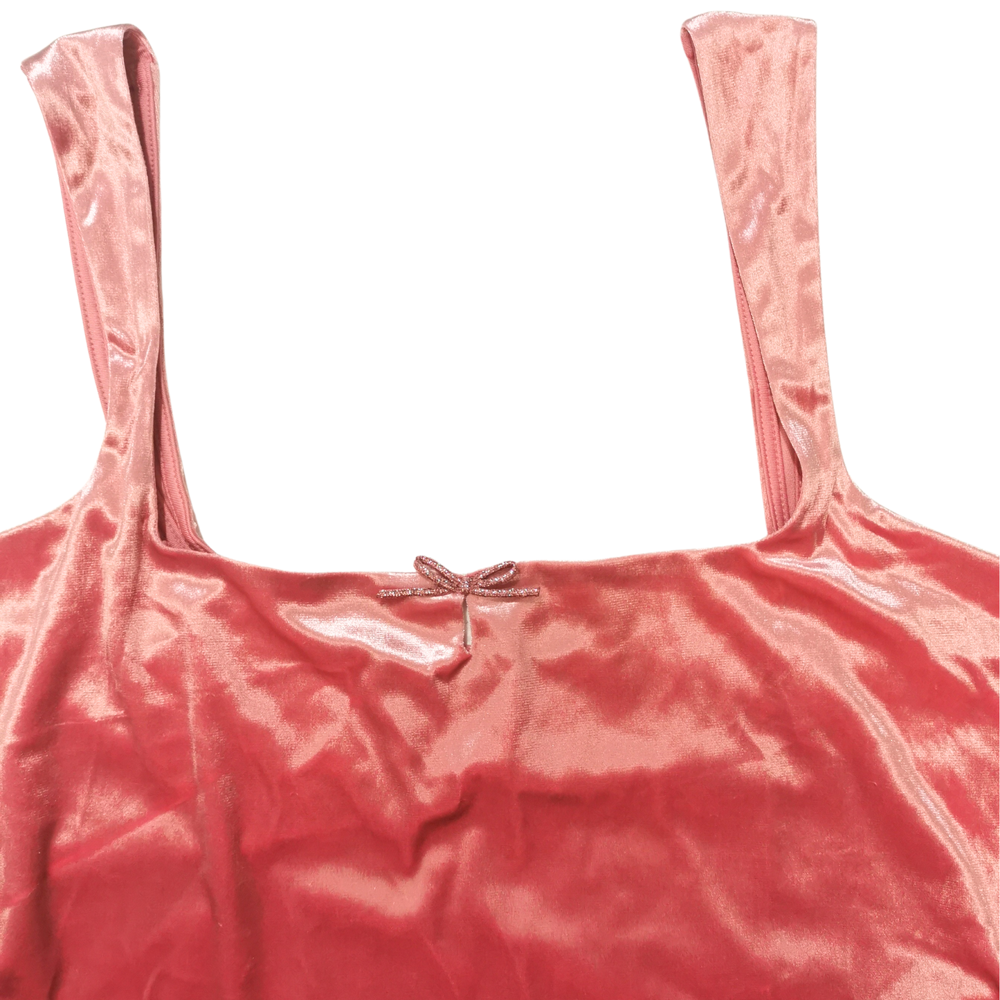 Tank top de tirantes en terciopelo WILD FABLE para mujer