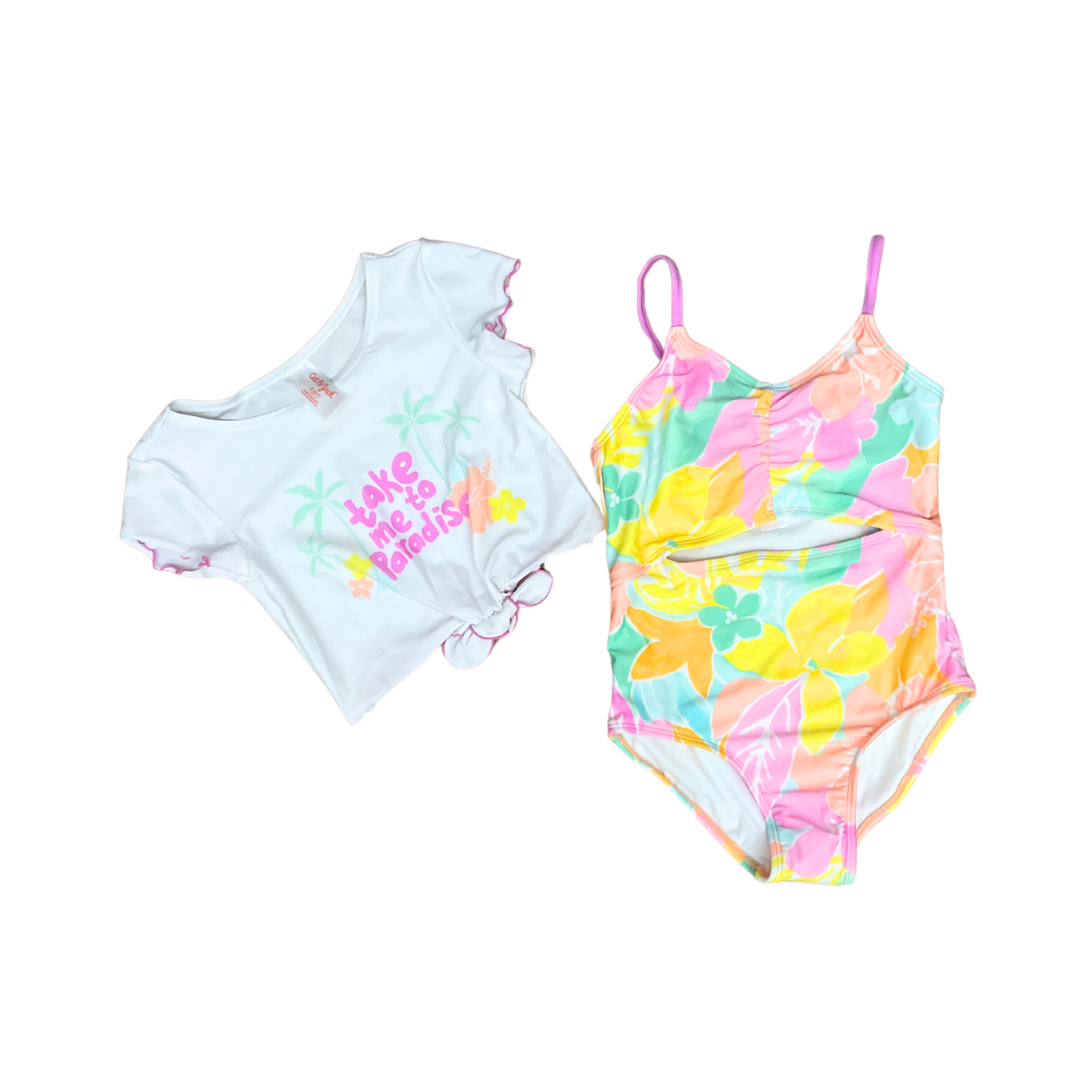 Conjunto de traje de baño CAT & JACK para niña 2 piezas