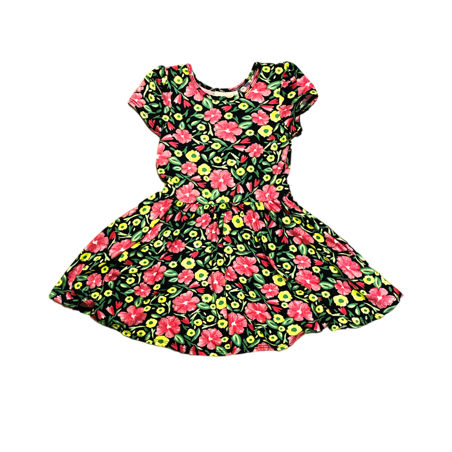 Vestido DOTDOTSMILE Floral Paint Classic Cap para niña