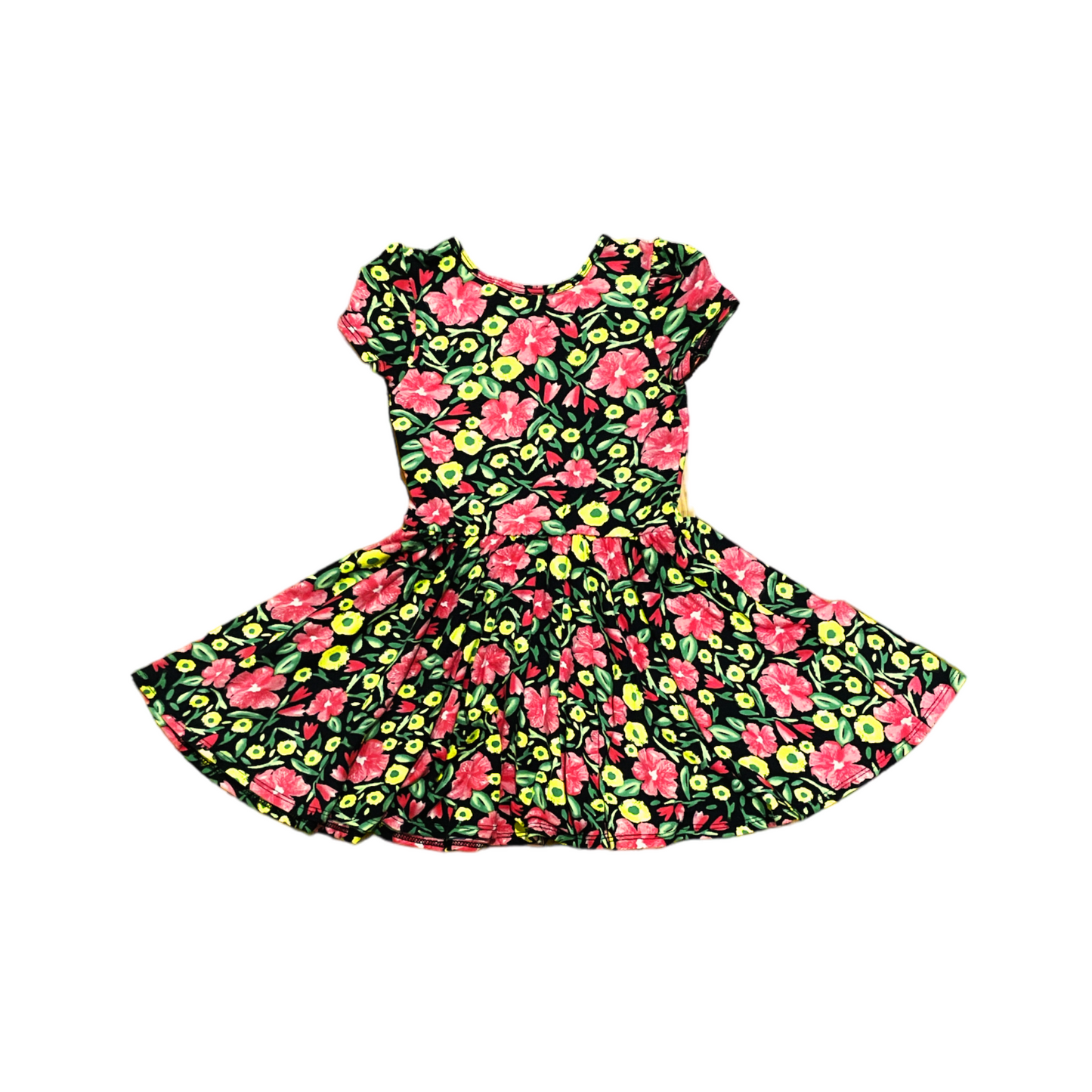 Vestido DOTDOTSMILE Floral Paint Classic Cap para niña