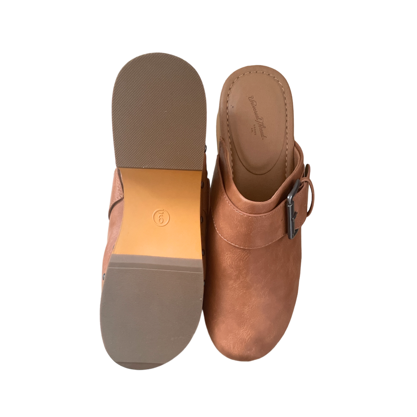 Zuecos UNIVERSAL THREAD Camel para mujer