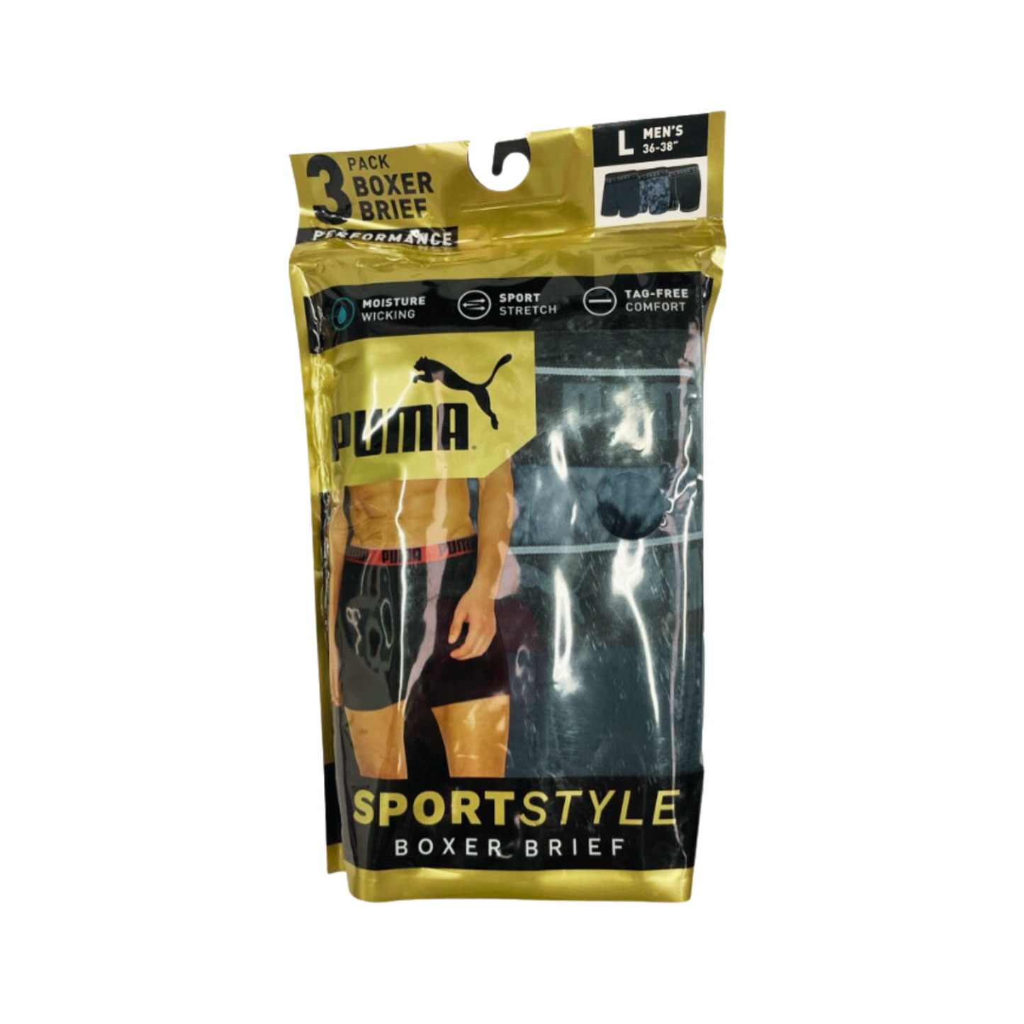 Boxers PUMA Sport Style Set de 3 piezas para hombre