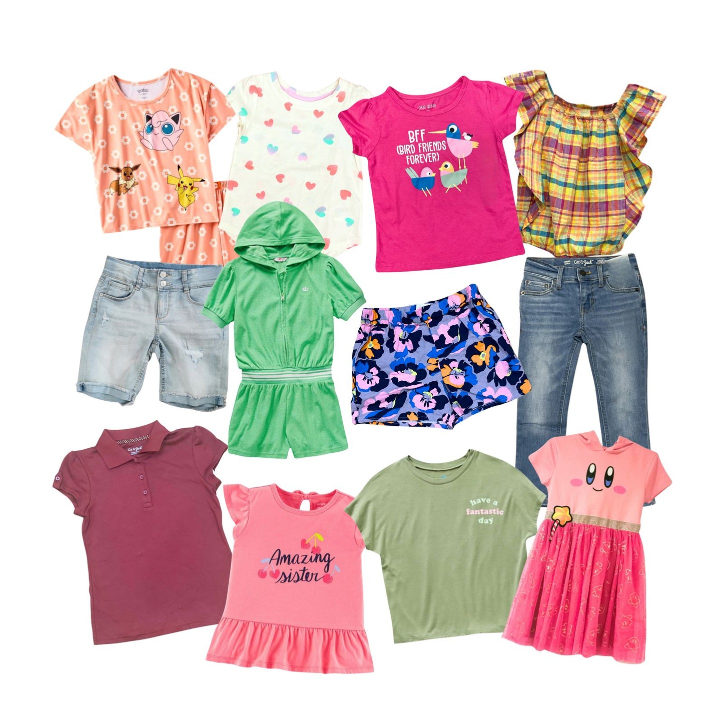Paca lote ropa americana Target JCPenney 25 prendas niños y niñas