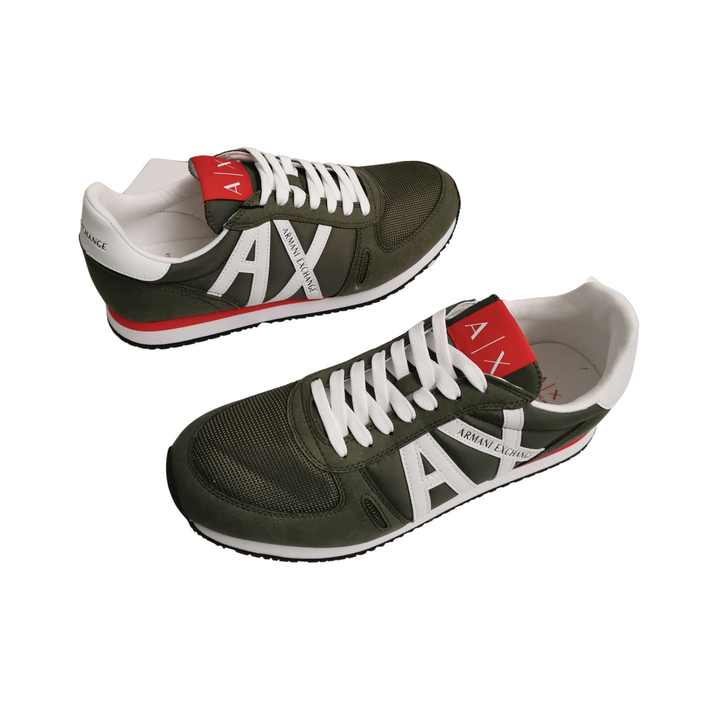 Tenis A | X ARMANI EXCHANGE Suede Nylon Mesh para hombre