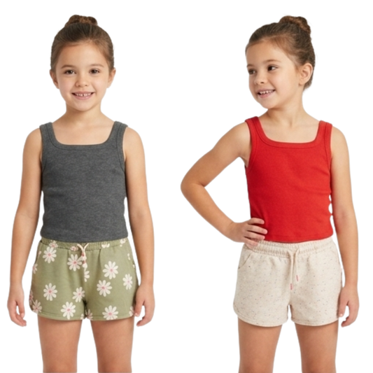 Kit de ropa de verano para niña, talla 6/7 años - 4 piezas