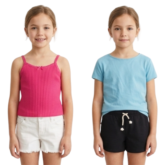 Kit de ropa casual para niña, talla 8 años - 4 piezas