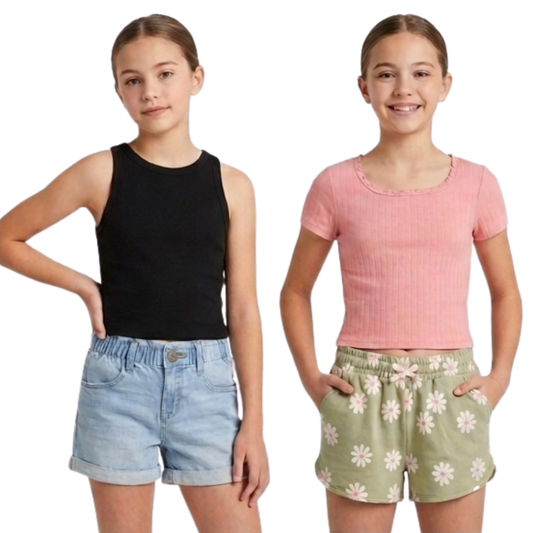 Kit casual para niña, talla 10/12 años - 4 piezas