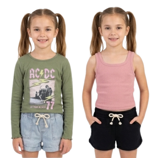 Kit casual para niña, talla 8 - 4 piezas