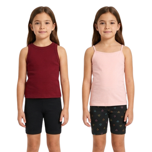 Kit de ropa casual para niña, talla 8 años - 4 piezas