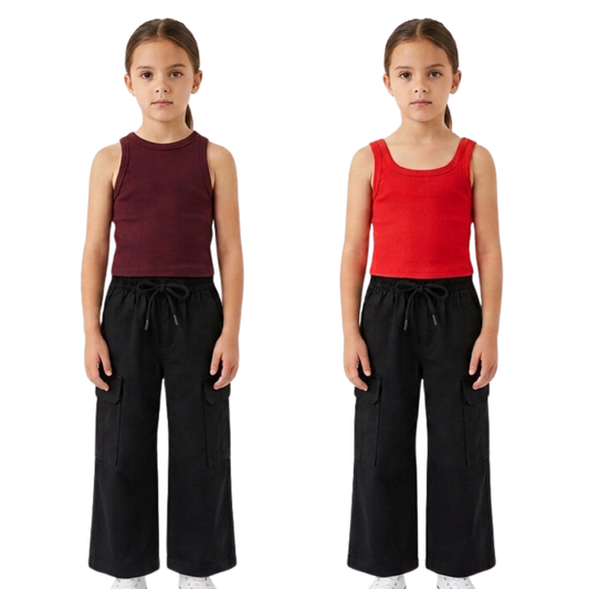 Kit casual para niña, talla 8 años - 3 piezas