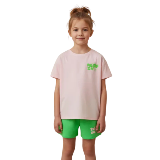 Pijama CAT & JACK Breathe para niña 2 piezas