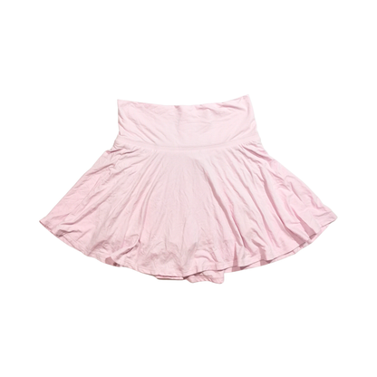 Skort mini con vuelo de Wild Fable, de tiro alto, corte en línea A y cintura elástica para mujer