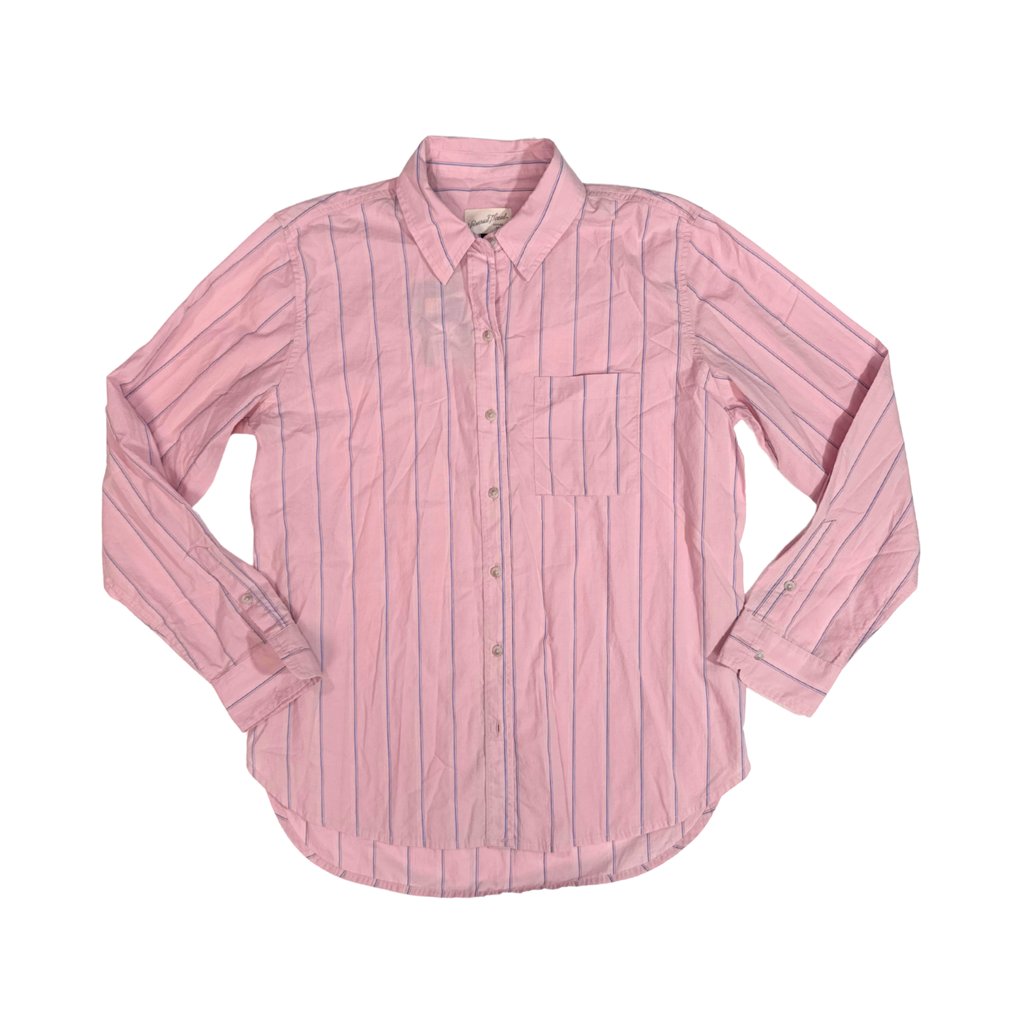 Camisa de manga larga con cuello y botones al frente UNIVERSAL THREAD para mujer