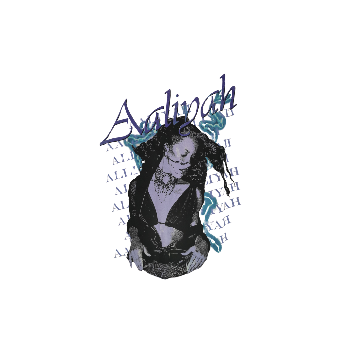 Camiseta de Aaliyah, colección conmemorativa “More Than a Woman” unisex