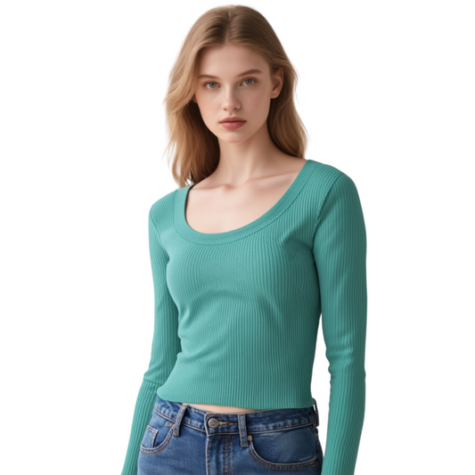 Playera de manga larga UNIVERSAL THREAD para mujer