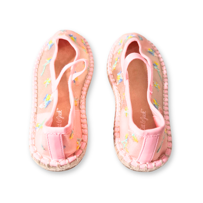 Alpargatas planas con bordado floral CAT & JACK Arren para niña