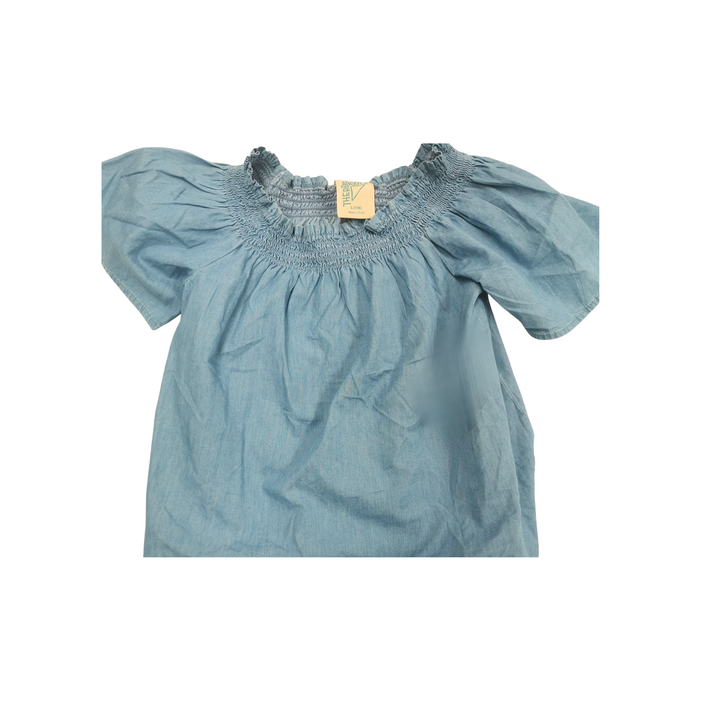 Blusa de manga corta tipo flutter THEREABOUTS para niña