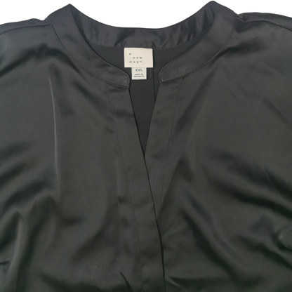 Blusa de manga corta con cuello en V A NEW DAY para mujer