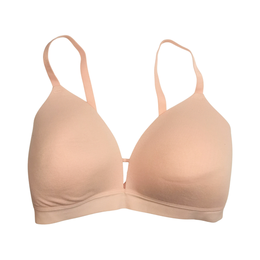 Bra de algodón sin varilla escotado con forro ligero AUDEN para mujer