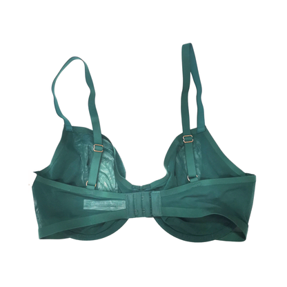 Bra de media copa de malla sin forro AUDEN para mujer