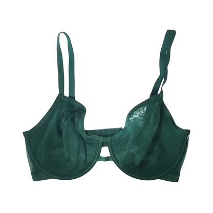 Bra de media copa de malla sin forro AUDEN para mujer