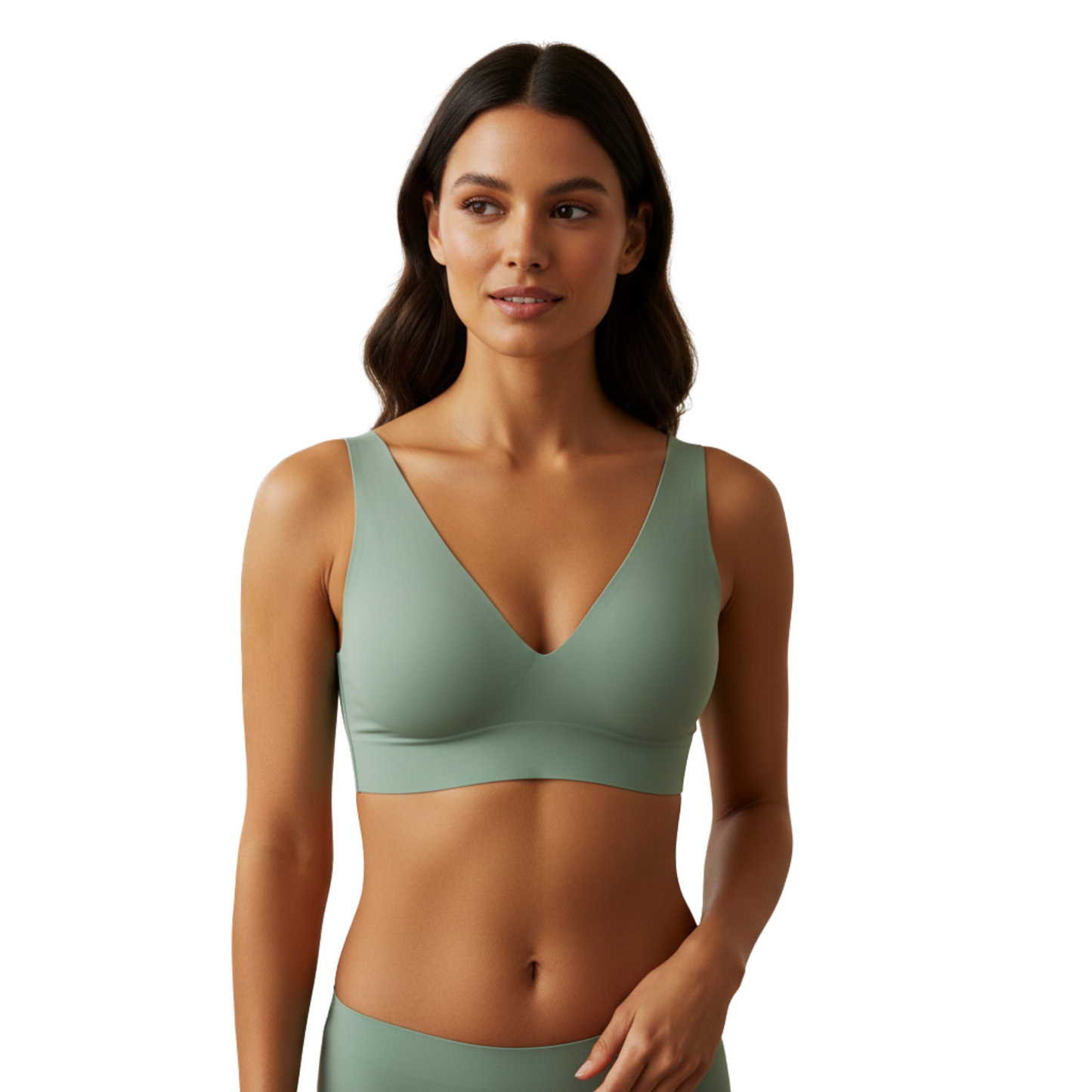 Bralette escotado de microfibra termoadherida AUDEN Luxury Collection para mujer