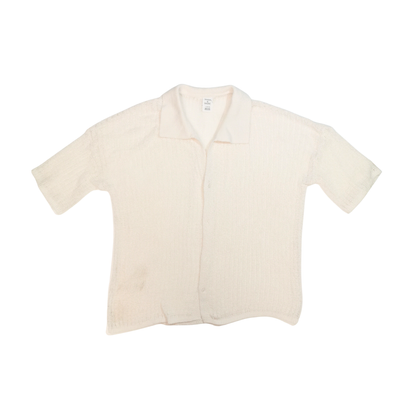 Camisa de punto estilo Cover-up con botones SHADE & SHORE para mujer