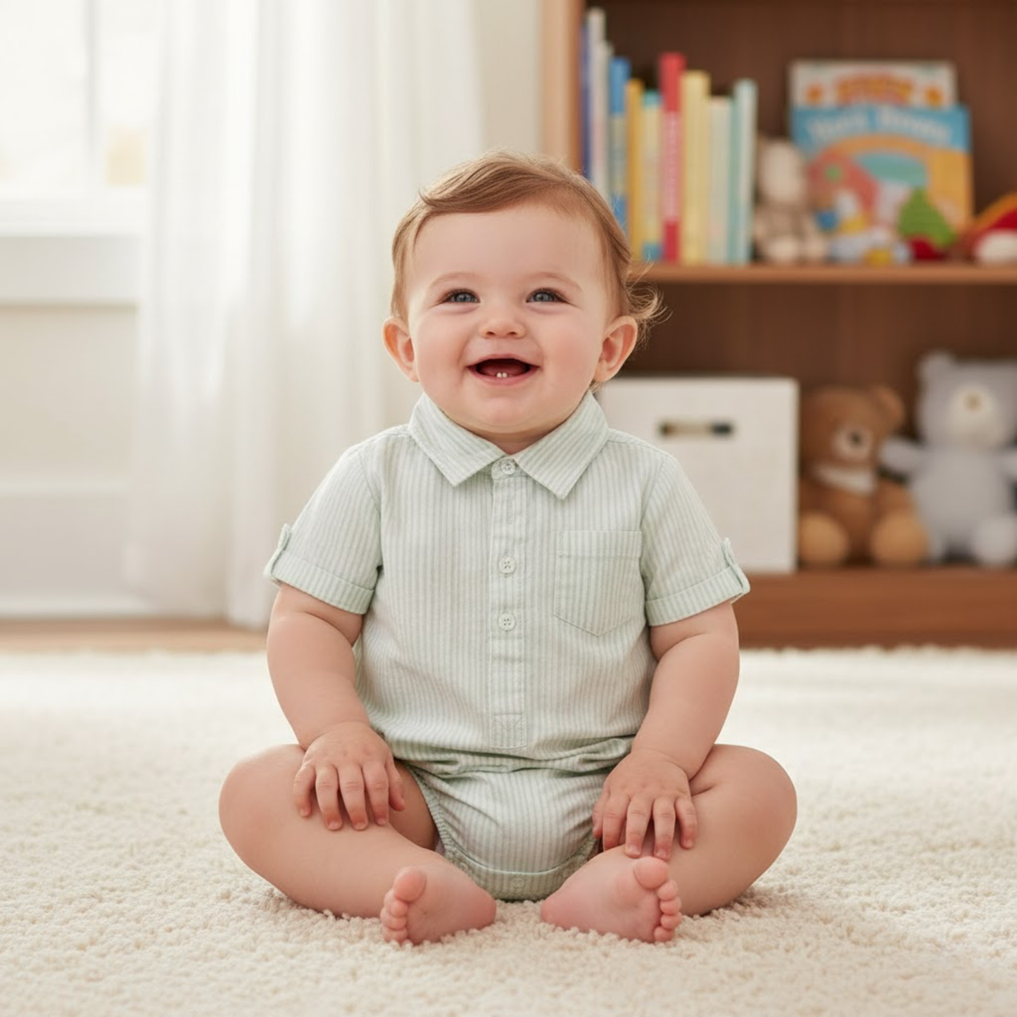 Camisa tipo body ROCKETS OF AWESOME Mini para bebé
