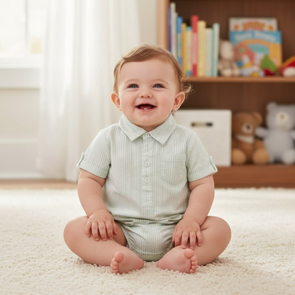Camisa tipo body ROCKETS OF AWESOME Mini para bebé