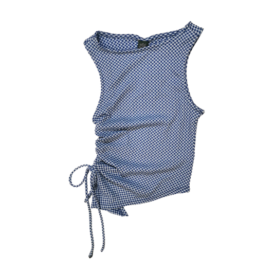 Playera sin mangas asimétrica WILD FABLE para mujer