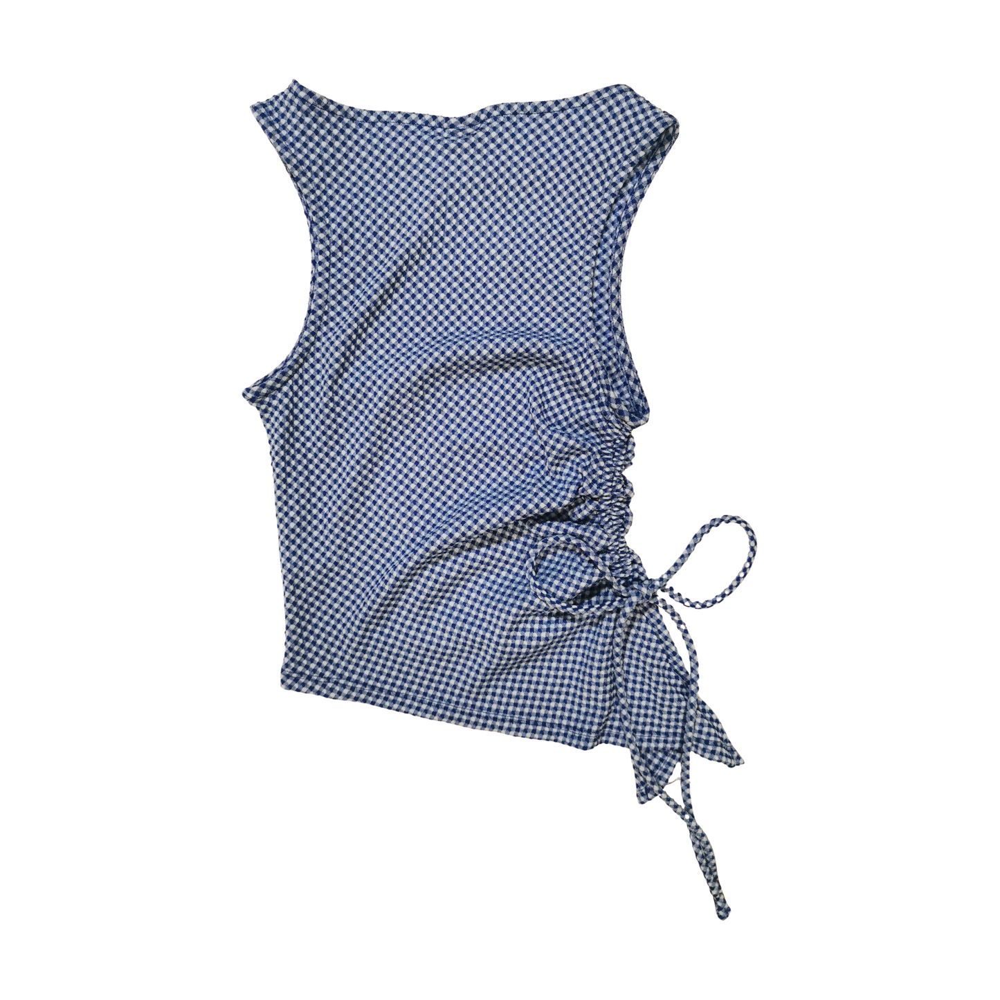 Playera sin mangas asimétrica WILD FABLE para mujer