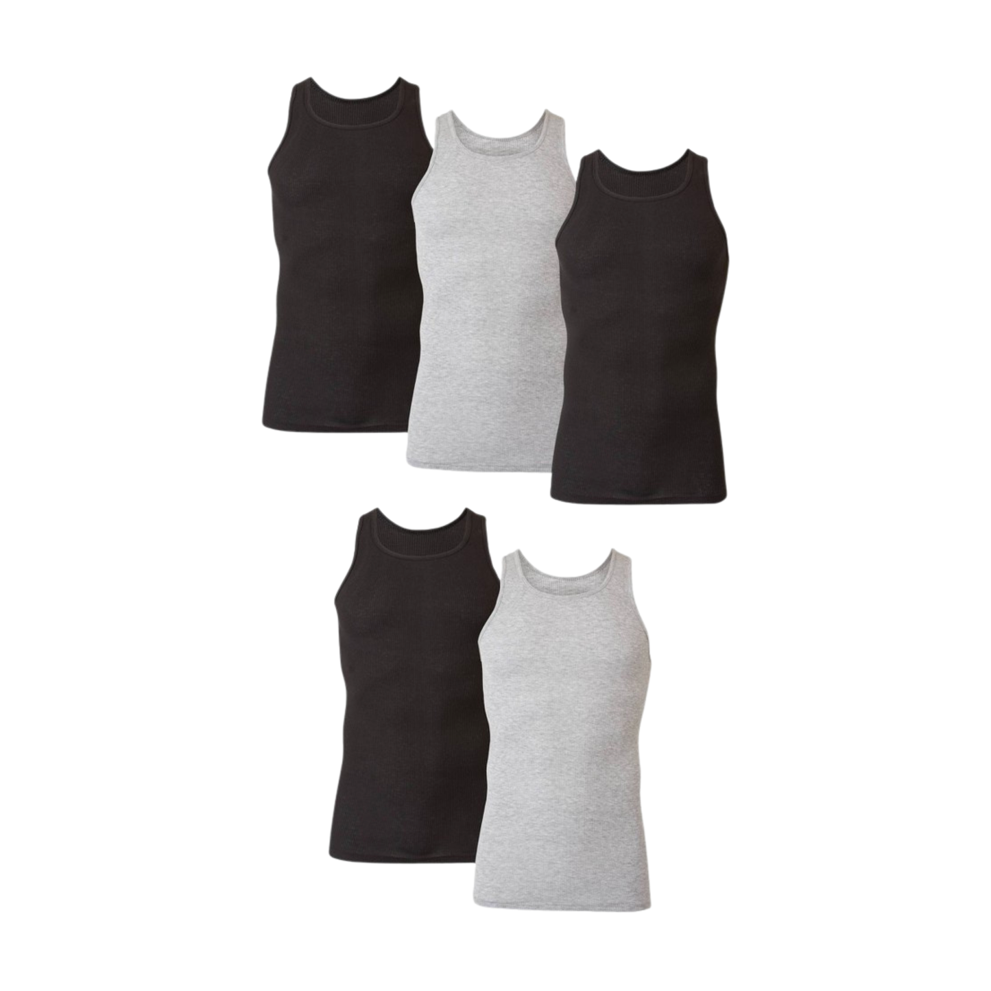 Camisetas tipo tank HANES Premium Classic Fit para hombre - Set de 5