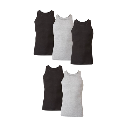 Camisetas tipo tank HANES Premium Classic Fit para hombre - Set de 5